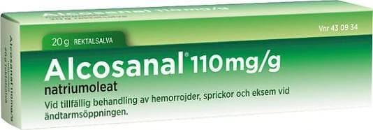 Alcosanal Rektalsalva 110mg/g 20g