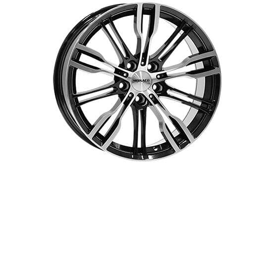 Monaco GP8 Gloss Black Polished 8x19 5/112 ET27 CB66.6