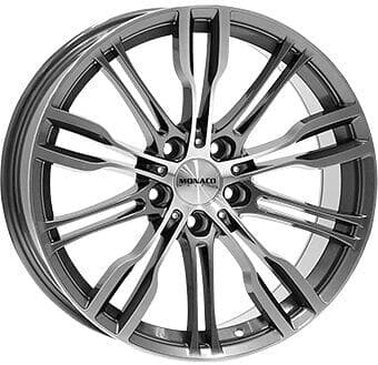 Monaco GP8 Anthracite Polished 8x19 5/112 ET27 CB66.6