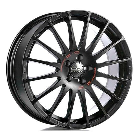 OZ Superturismo GT Matt Black 7.5x17 5/108 ET41 CB75.1