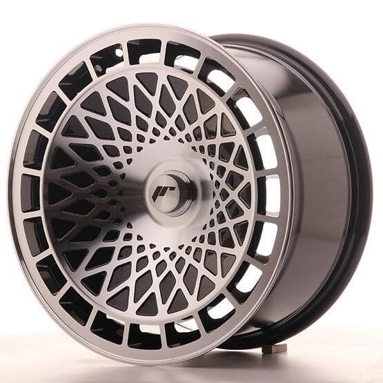 Japan Racing JR14 Black Machined Face 8.5x17 5/110 ET15 CB74.1