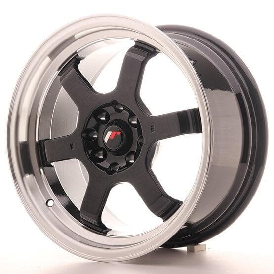 Japan Racing JR12 Gloss Black 8x16 4/100/114.3 ET15 CB73.1