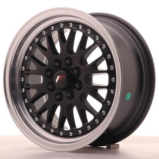 Japan Racing JR10 Black Machined 7x15 4/100/108 ET30 CB74.1