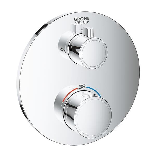 Grohe Grohtherm Badkarsblandare 24076000 (Krom)