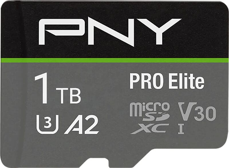 PNY Pro Elite microSDXC Class 10 UHS-I U3 V30 A2 100/90MB/s 1TB