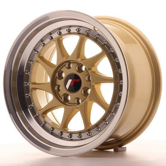 Japan Racing JR26 Gold 8x15 4/100/108 ET25 CB67.1