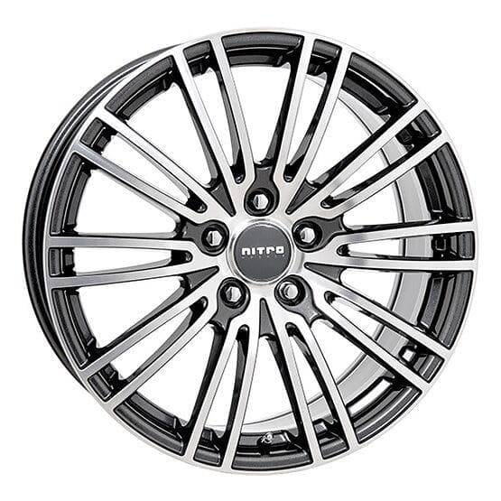 Nitro Wheels Turismo FF Gloss Gunmetal Polished 11.5x20 5/130 ET64 CB71.5