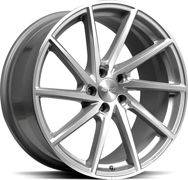 Brock Wheels B37C Crystal Silver Polish 9.5x20 5/127 ET40 CB71.6