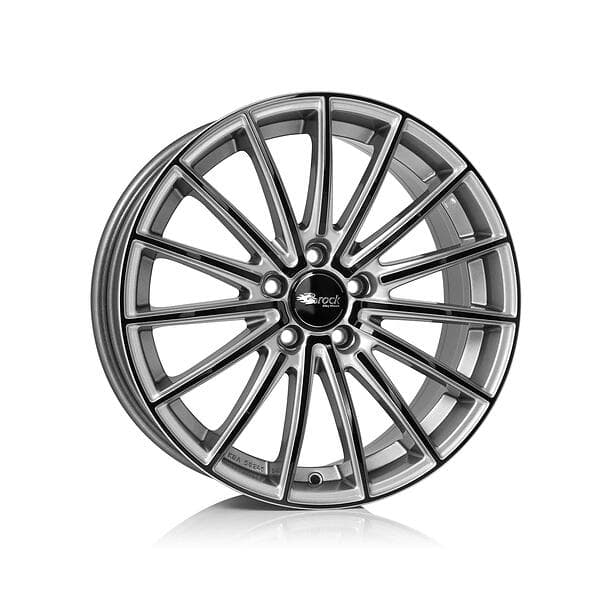 Brock Wheels B36 Crystal Silver Black 7.5x17 5/114.3 ET38 CB72.6