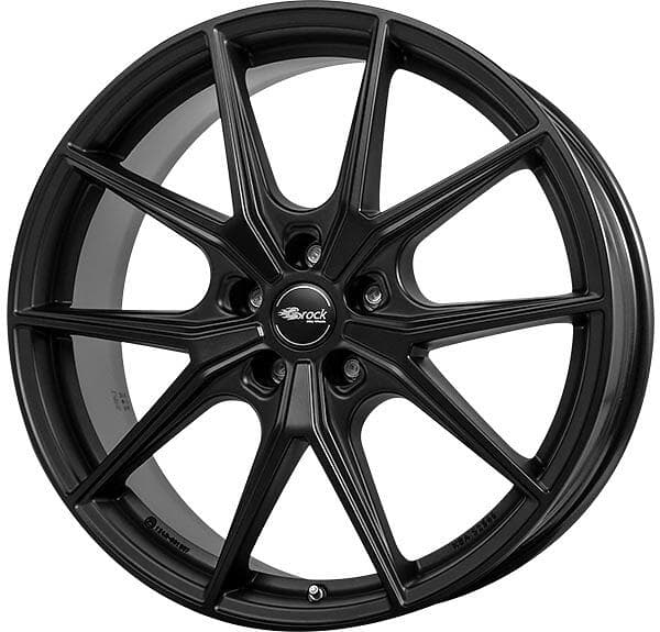 Brock Wheels B40 Satin Black Matt 8x19 5/112 ET50 CB57.1