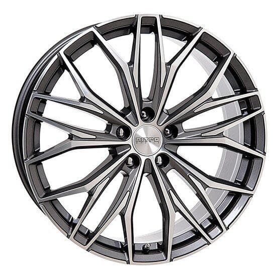 Nitro Wheels Sapphire FF Gunmetal Polished 8x18 5/112 ET39 CB66.5