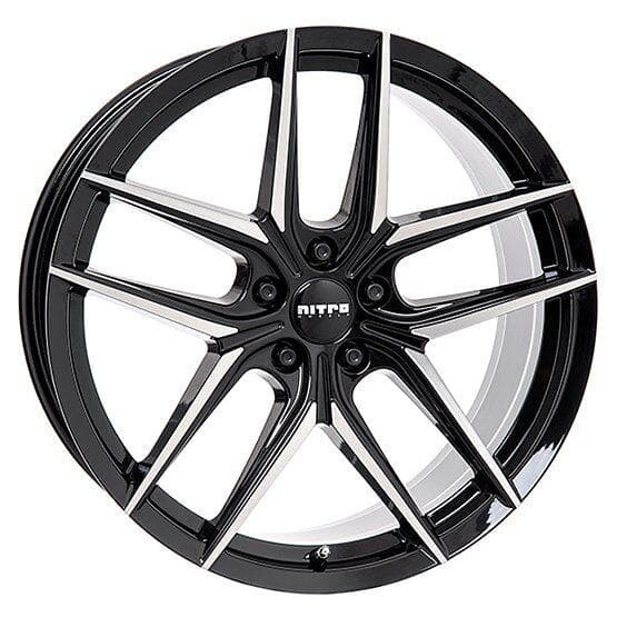 Nitro Wheels Throne FF Black Polished 8.5x20 5/112 ET20 CB66.4