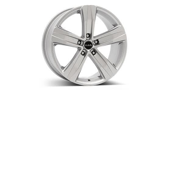 MAK Wheels Stone 5 Silver 7.5x18 5/130 ET58 CB78.1