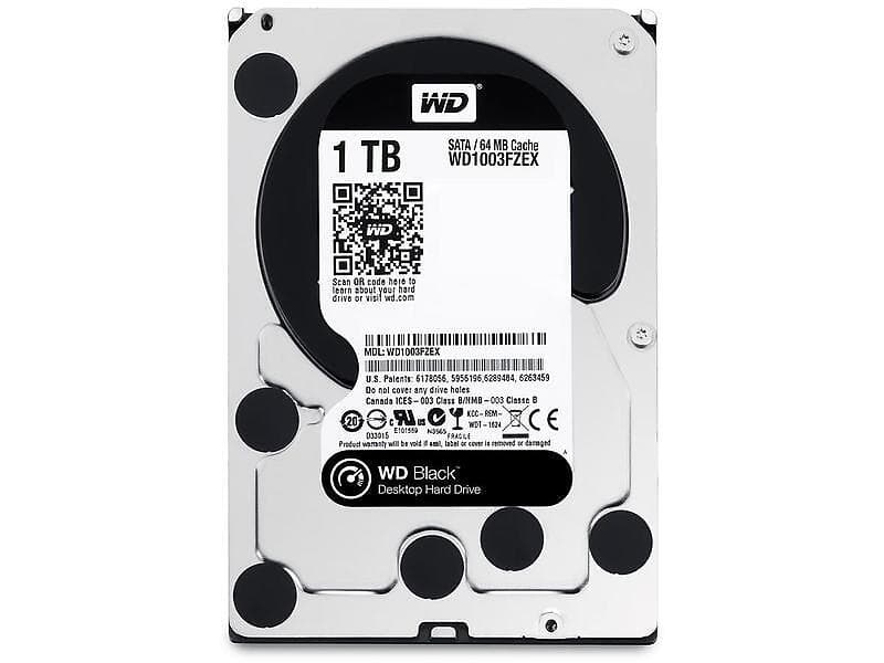 WD Black WD1002FAEX 64MB 1TB