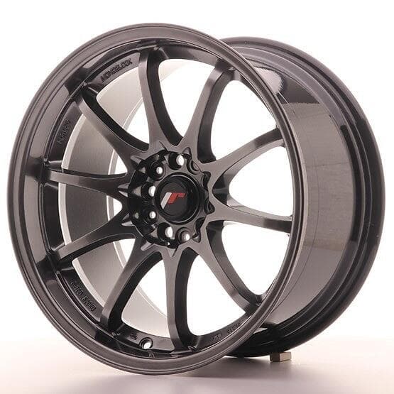 Japan Racing JR5 Hiper Black 9.5x18 5/114.3 ET22 CB74.1