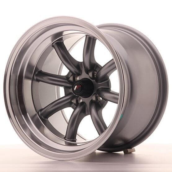 Japan Racing JR19 Gun metal 10.5x15 4/100 ET-32 CB73.1