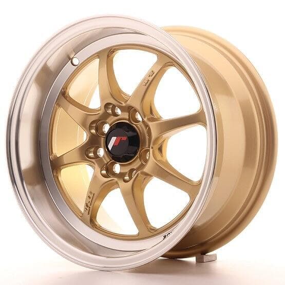 Japan Racing TFII Gold 7.5x15 4/100/114.3 ET10 CB73.1