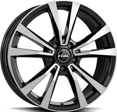 Rial M12 Diamond Black Polished 7.5x18 5/112 ET49 B66.6