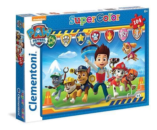 Clementoni Pussel Paw Patrol SuperColor 104 Bitar