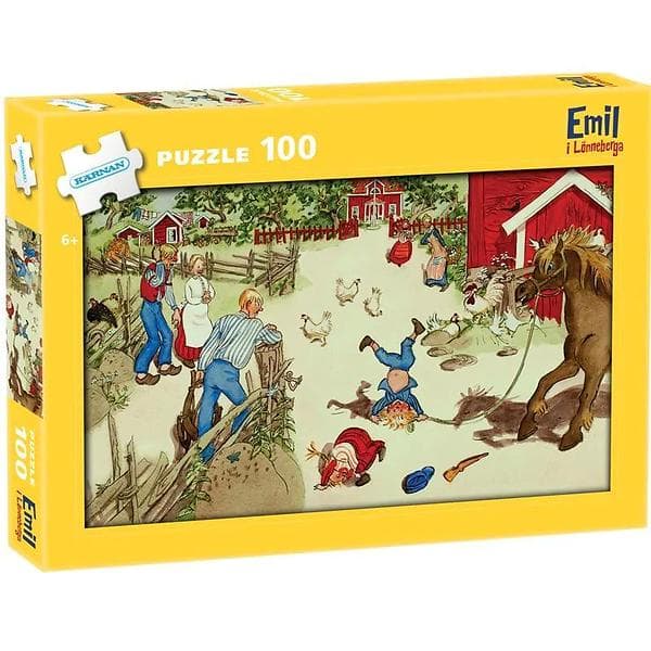 Kärnan Pussel Emil I Lönneberga 100 Bitar
