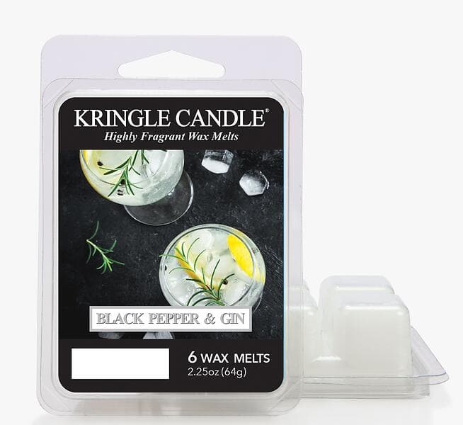 Kringle Candle Black Pepper Gin Wax Melts 6st