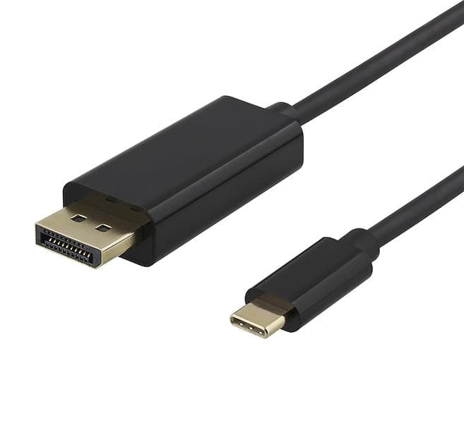 Deltaco 21,6Gbps USB C - DisplayPort 2m