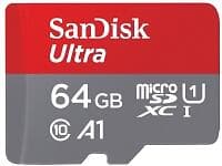 SanDisk Ultra microSDXC Class 10 UHS-I U1 A1 120MB/s 64GB