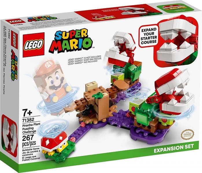 LEGO Super Mario 71382 Piranha Plants förbryllande utmaning – Expansionsset