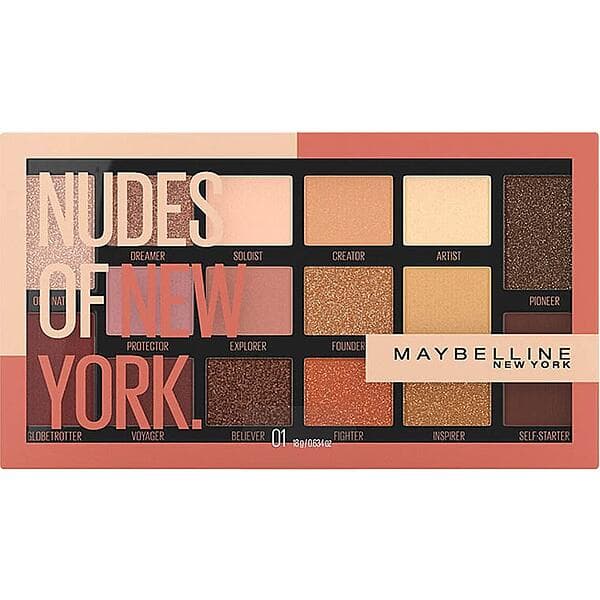 Maybelline Nudes of New York Eyeshadow Palette 18g