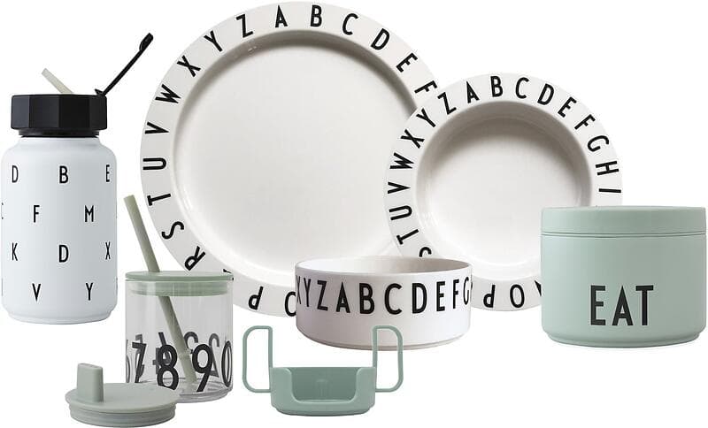 Design Letters Eat & Learn Barnservis 6-delar Set