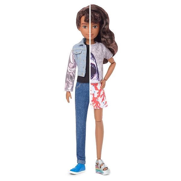 Mattel Creatable World Deluxe Customizable Doll Kit Brunette Wavy Hair