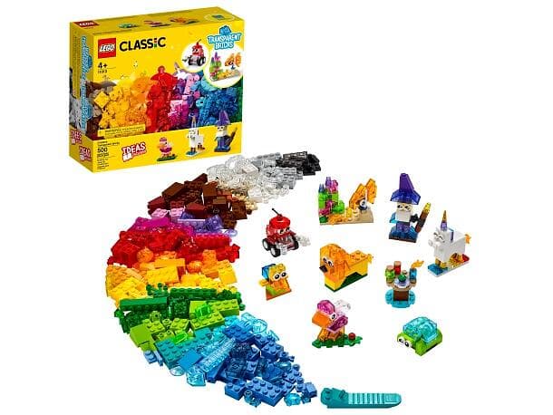 LEGO Classic 11013 Kreativa transparenta klossar