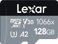 Lexar Professional microSDXC Class 10 UHS-I U3 V30 A2 1066x 128GB