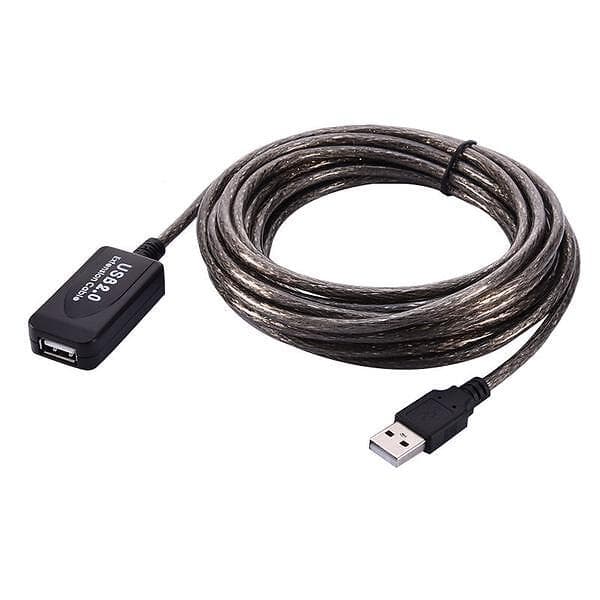 NÖRDIC Active USB A - USB A M-F 2.0 10m