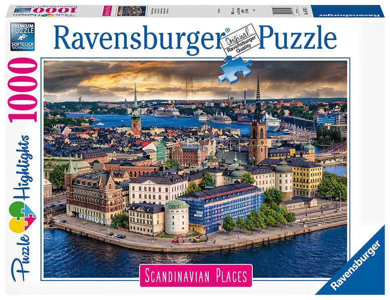 Ravensburger Puzzle Scandinavian Places Stockholm 1000 Bitar
