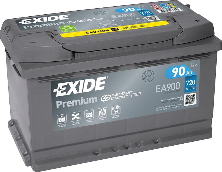 Exide Premium EA900 90Ah 720A