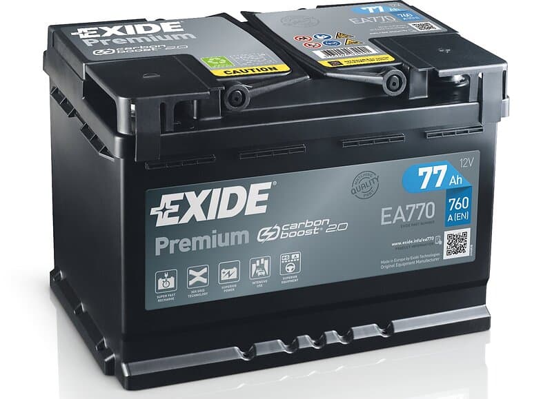 Exide Premium EA770 77Ah