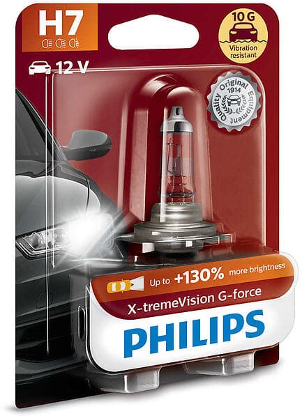 Philips X-tremeVision G-force 12972 H7 55W 12V