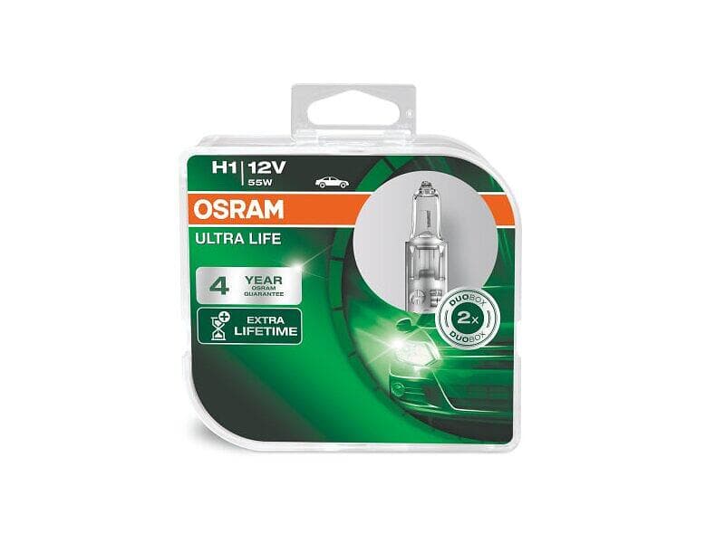 Osram Ultra Life 64150 H1 55W 12V (2-pack)