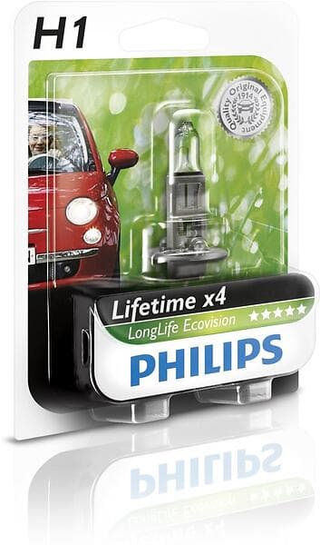 Philips LongLife EcoVision 12258 H1 55W 12V