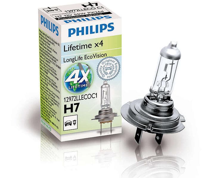 Philips LongLife EcoVision 12972 H7 55W 12V