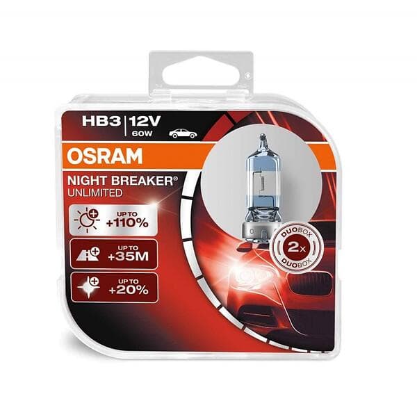 Osram Night Breaker 9005 HB3 60W 12V (2-pack)