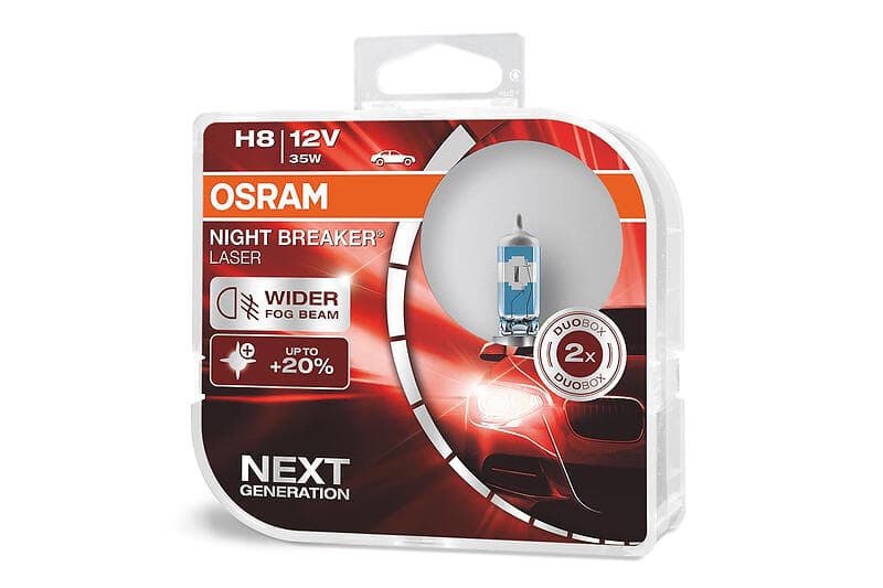Osram Night Breaker Laser 64212 H8 35W 12V (2-pack)