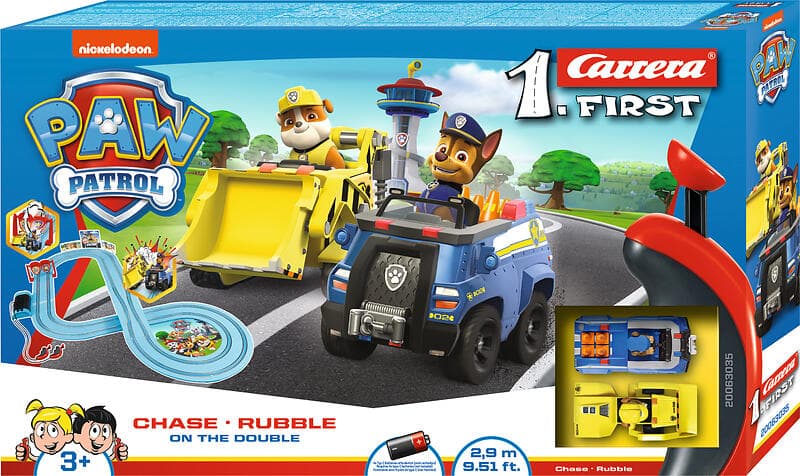 Carrera Toys First Paw Patrol On The Double Chase Rubble (63035)