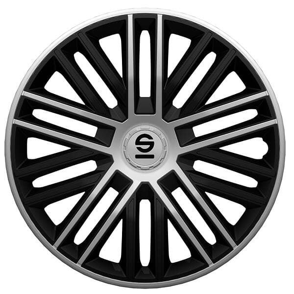 Sparco Bergamo 15" Svart/Silver 4st