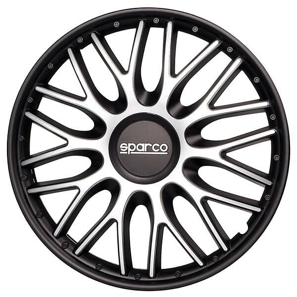 Sparco Roma 14" Silver/Svart 4st