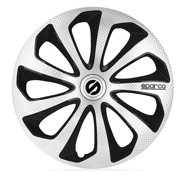 Sparco Sicilia 14" Silver/Svart Kol 4st