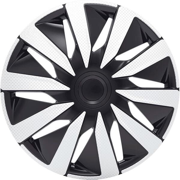 J-Tec Lazio 14" Silver/Svart Kol 4st