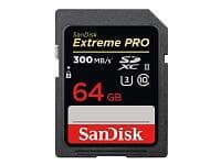 SanDisk Extreme Pro SDXC Class 10 UHS-II U3 V90 300MB/s 64GB