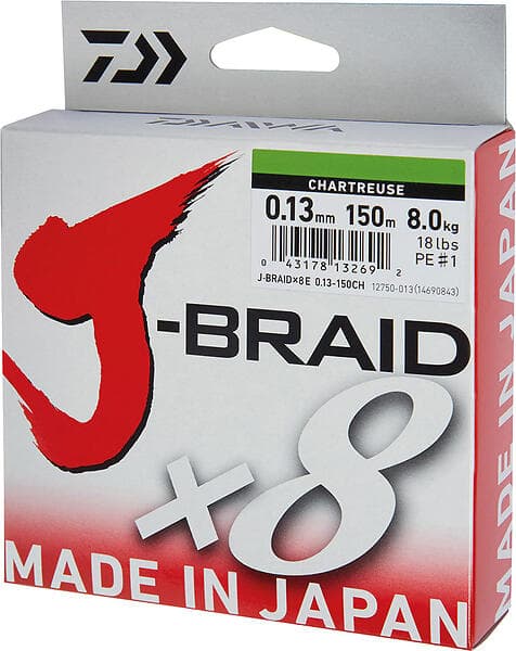 Daiwa J-Braid Grand X8 0.13mm 135m